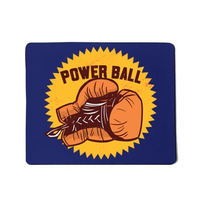 Power Ball Boxing Glove Mousepad