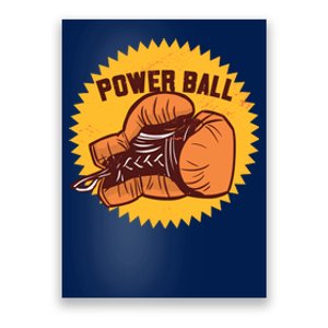 Power Ball Boxing Glove Poster