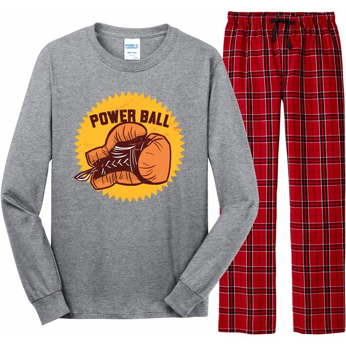 Power Ball Boxing Glove Long Sleeve Pajama Set