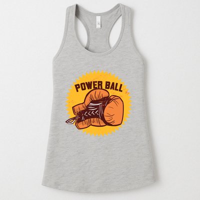 Power Ball Boxing Glove Womens Tank Top