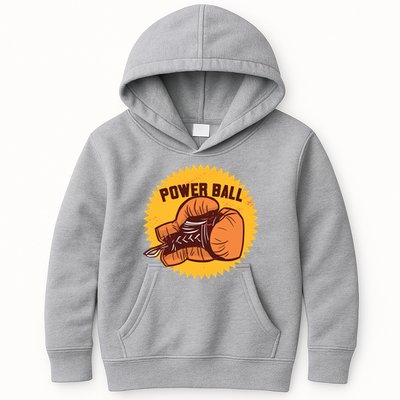 Power Ball Boxing Glove Kids Hoodie