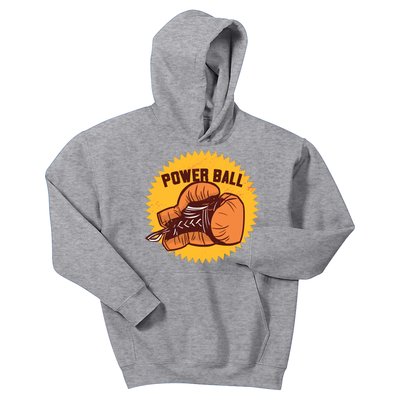 Power Ball Boxing Glove Kids Hoodie