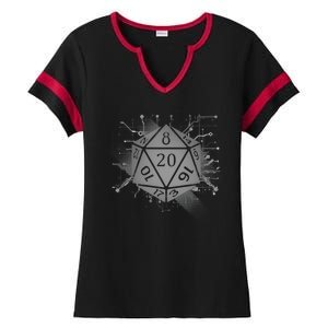 Power D20 Graphic Ladies Halftime Notch Neck Tee