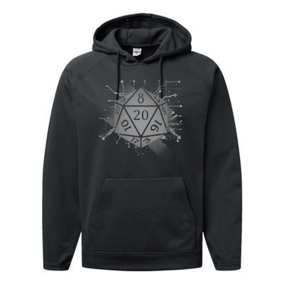 Power D20 Graphic Performance Fleece Hoodie