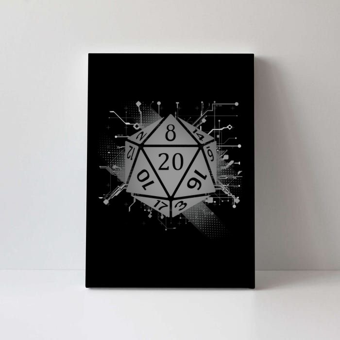 Power D20 Graphic Canvas