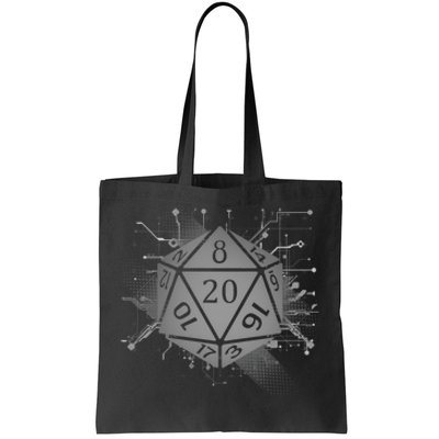 Power D20 Graphic Tote Bag