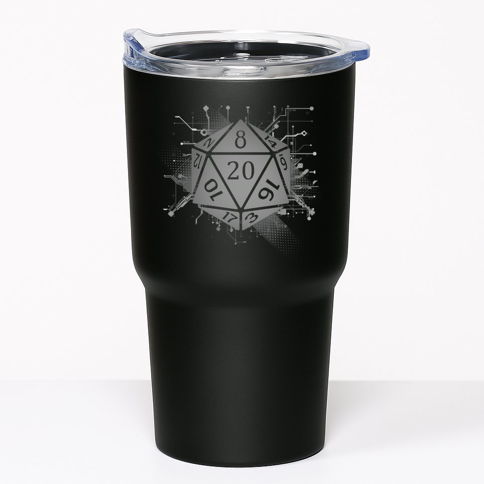 Power D20 Graphic Tumbler