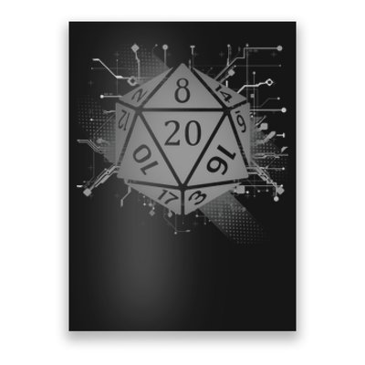 Power D20 Graphic Poster