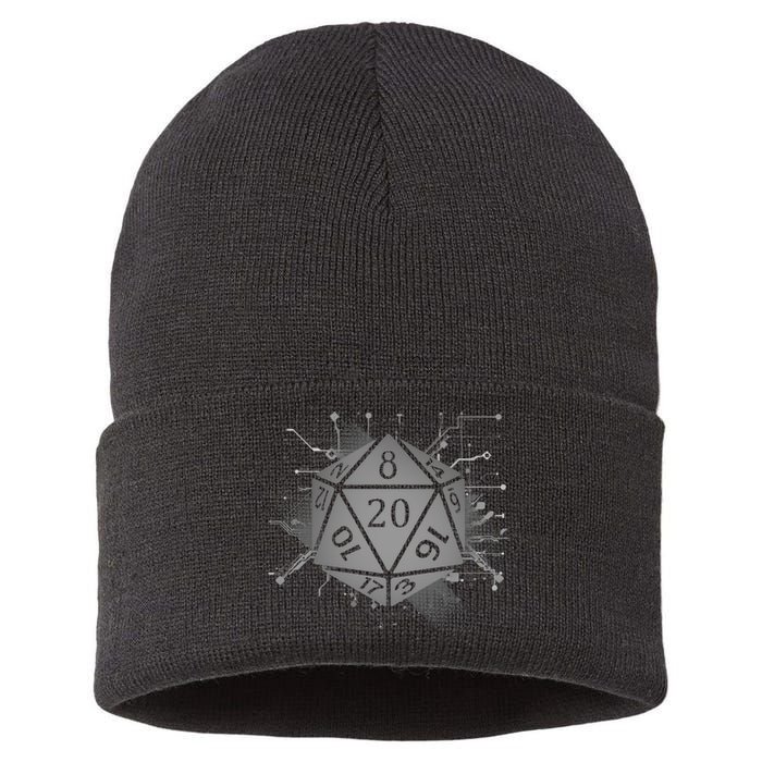 Power D20 Graphic Sustainable Knit Beanie