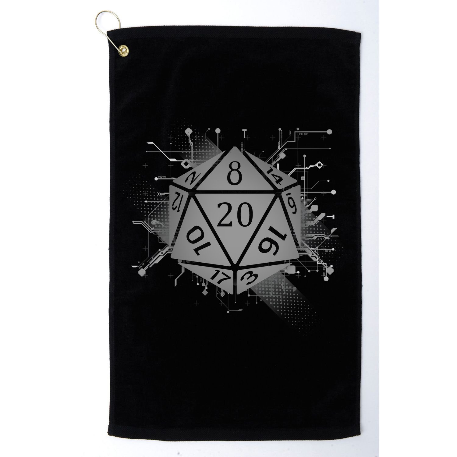 Power D20 Graphic Golf Towel