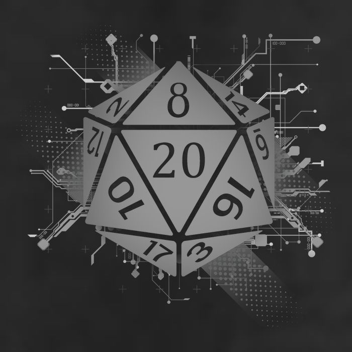 Power D20 Graphic Golf Towel