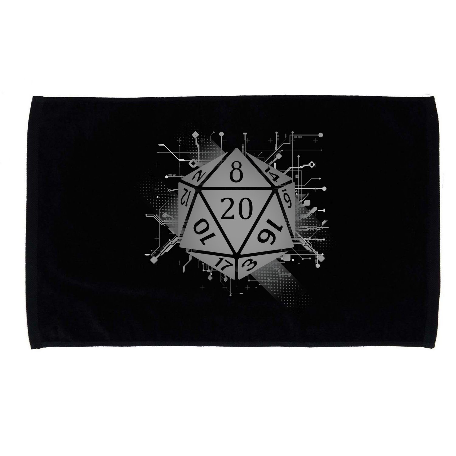 Power D20 Graphic Microfiber Hand Towel