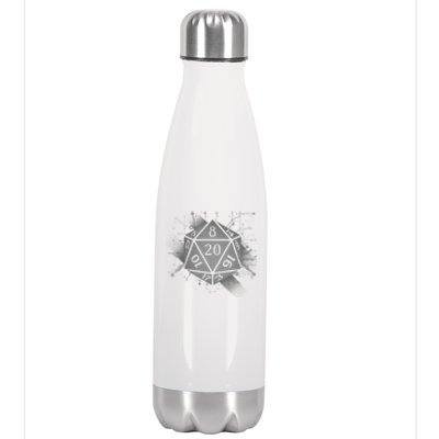 Power D20 Graphic Stainless Steel Insulated Water Bottle