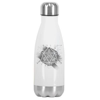 Power D20 Graphic Stainless Steel Insulated Water Bottle