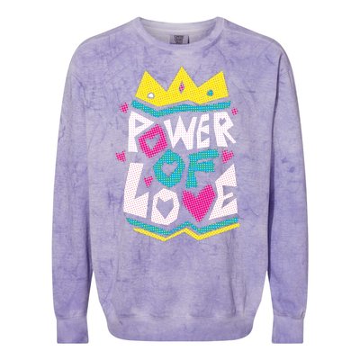 Power Of Love Colorblast Crewneck Sweatshirt