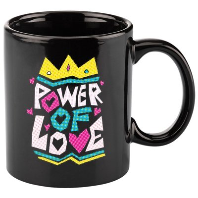 Power Of Love 11oz C Handle Ceramic Mug