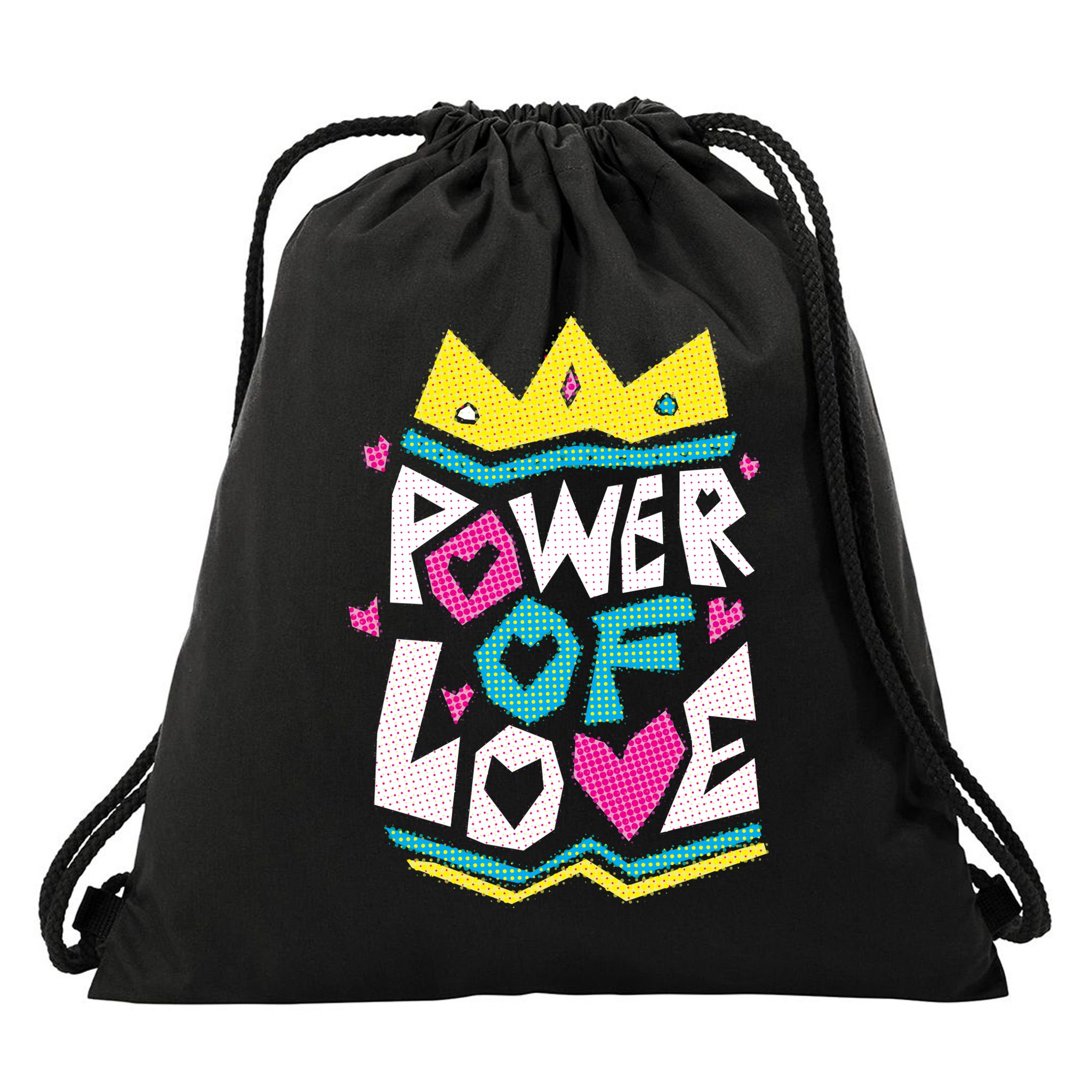 Power Of Love Drawstring Bag