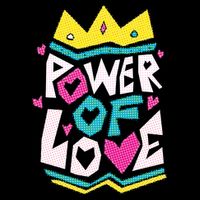 Power Of Love Drawstring Bag