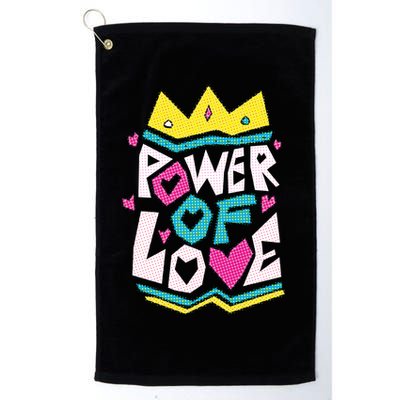 Power Of Love Golf Towel