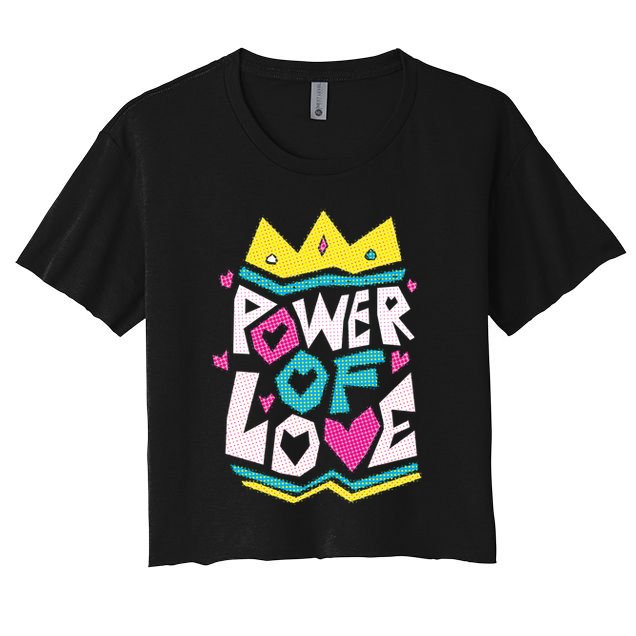 Power Of Love Crop Top