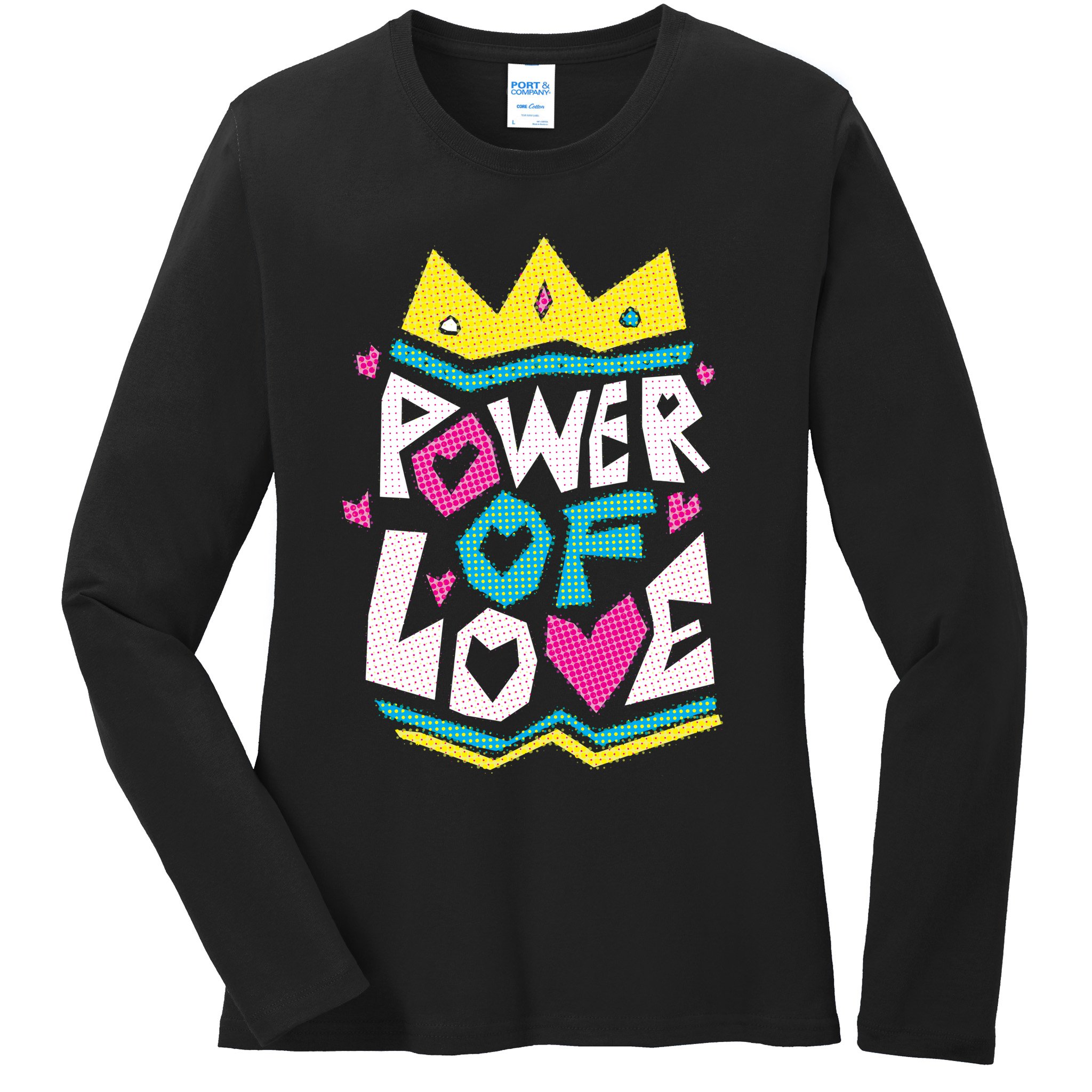 Power Of Love Ladies Long Sleeve Shirt