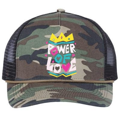 Power Of Love Retro Rope Trucker Hat Cap