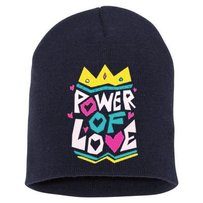 Power Of Love Short Acrylic Beanie