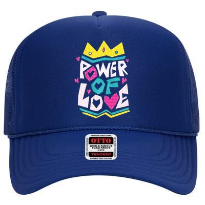 Power Of Love High Crown Mesh Back Trucker Hat