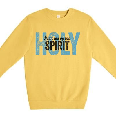 Powered By The Holy Spirit Premium Crewneck Sweatshirt