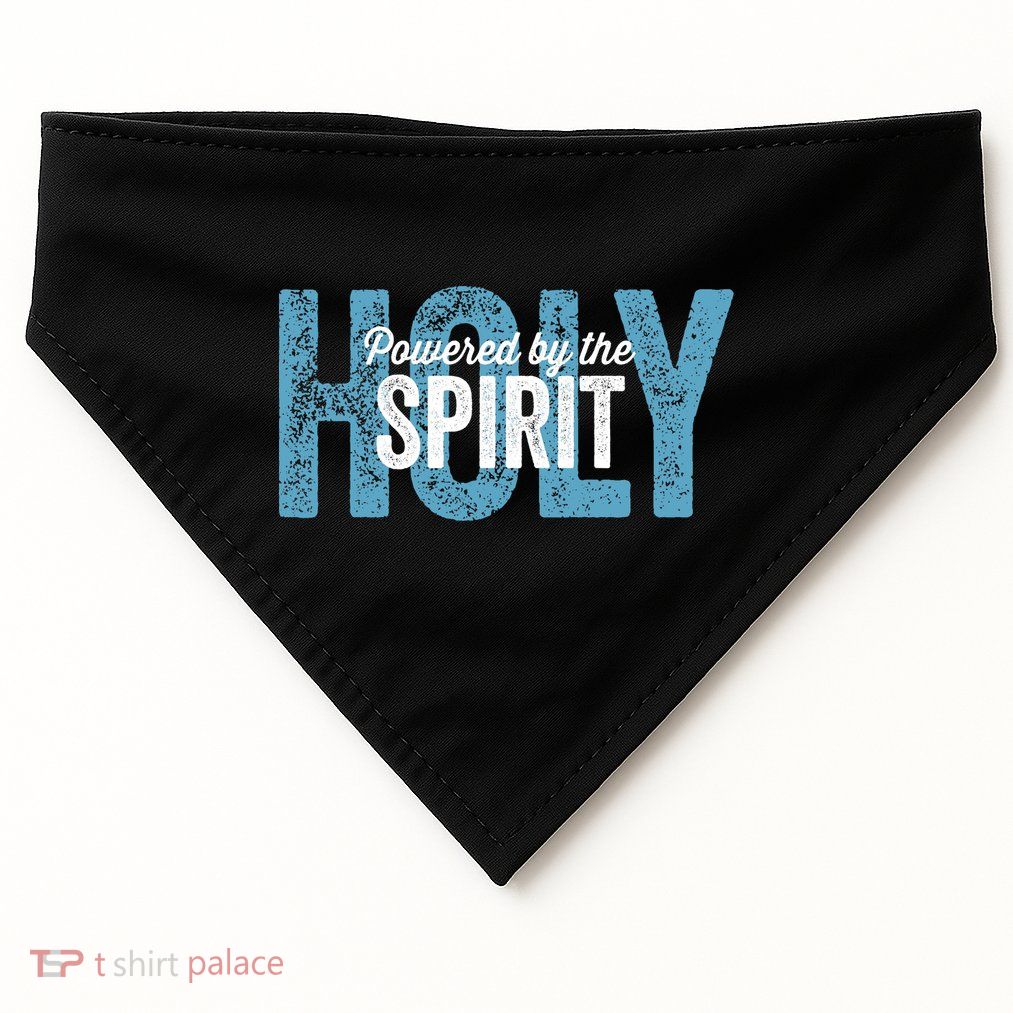 Powered By The Holy Spirit USA-Made Doggie Bandana