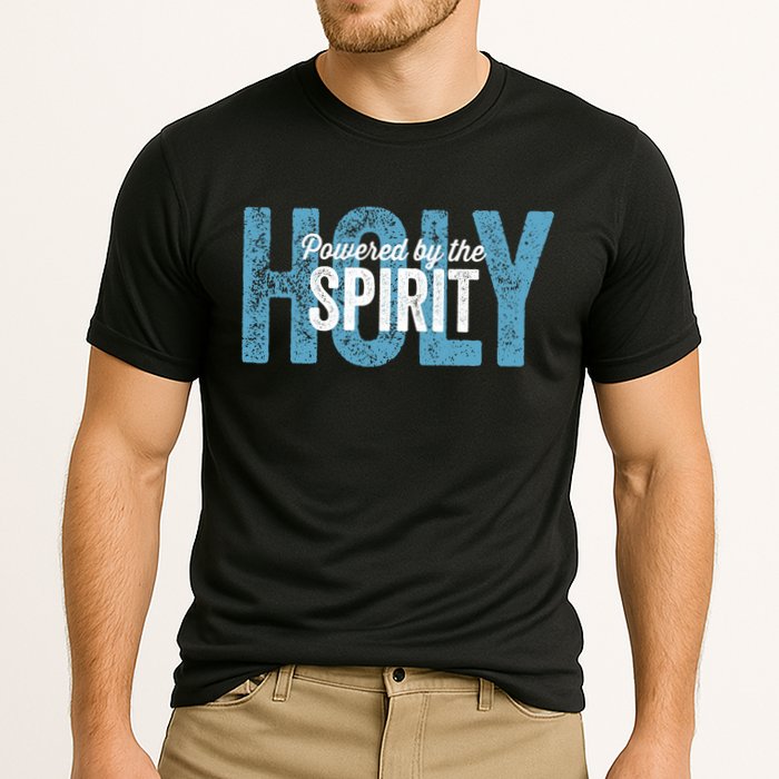 Powered By The Holy Spirit Cooling Performance Crew T-Shirt