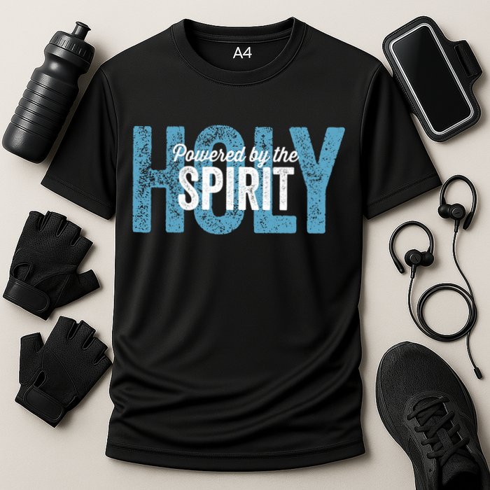 Powered By The Holy Spirit Cooling Performance Crew T-Shirt