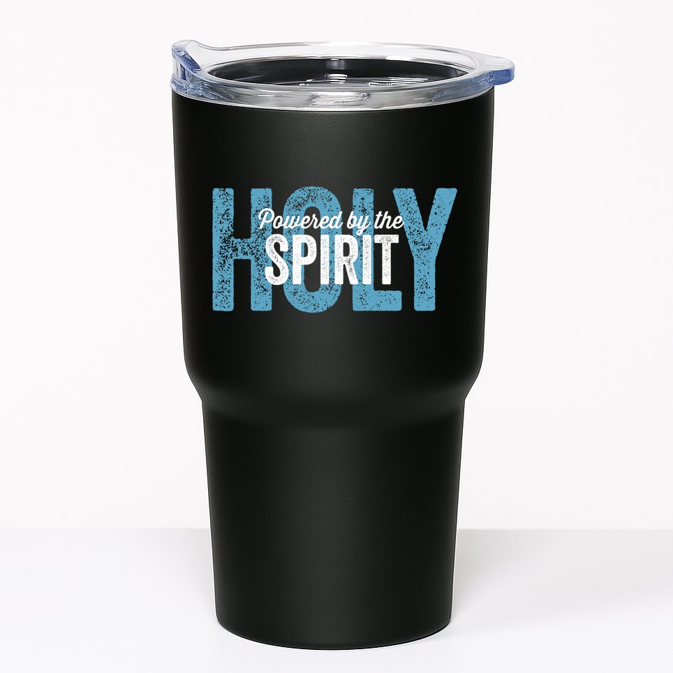 Powered By The Holy Spirit Tumbler