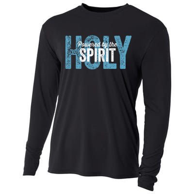 Powered By The Holy Spirit Cooling Performance Long Sleeve Crew