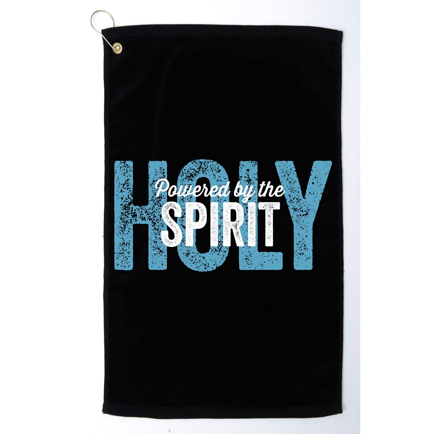 Powered By The Holy Spirit Golf Towel