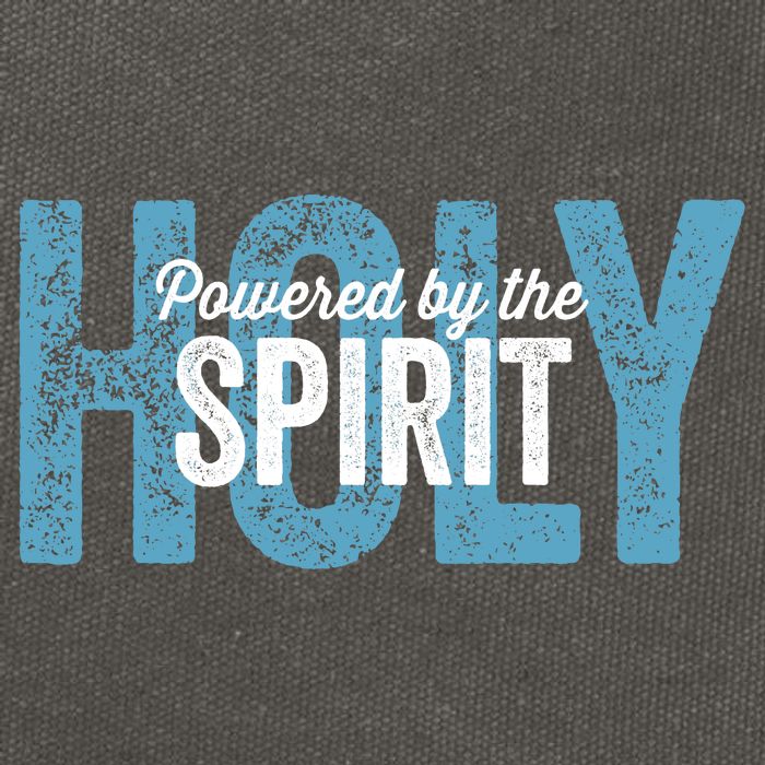Powered By The Holy Spirit Cotton Canvas Backpack