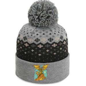 Powerful Dragon Creature The Baniff Cuffed Pom Beanie