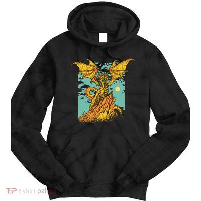Powerful Dragon Creature Tie Dye Hoodie