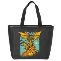 Powerful Dragon Creature Zip Tote Bag