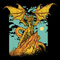 Powerful Dragon Creature Zip Tote Bag