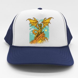 Powerful Dragon Creature Trucker Hat