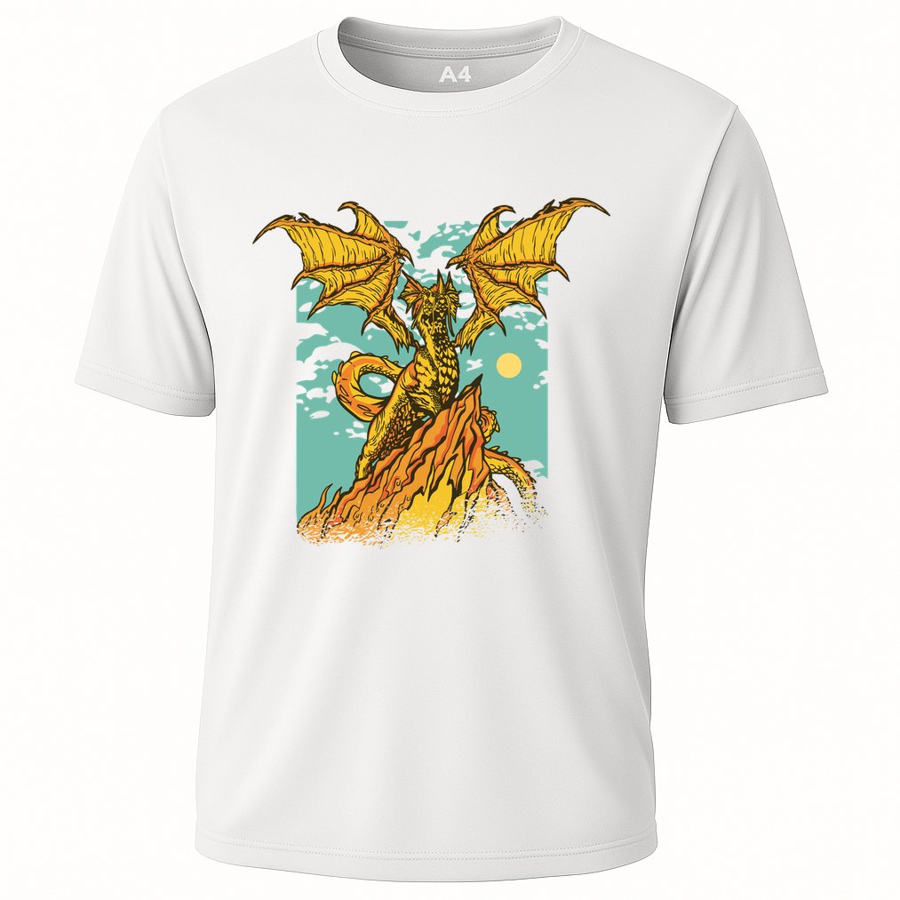 Powerful Dragon Creature Cooling Performance Crew T-Shirt