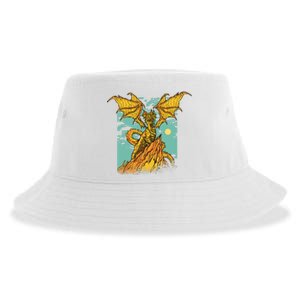 Powerful Dragon Creature Sustainable Bucket Hat