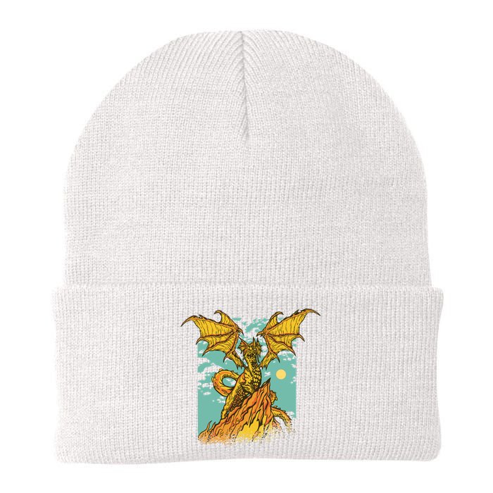 Powerful Dragon Creature Knit Cap Winter Beanie