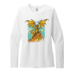 Powerful Dragon Creature Womens CVC Long Sleeve Shirt