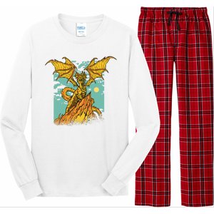 Powerful Dragon Creature Long Sleeve Pajama Set