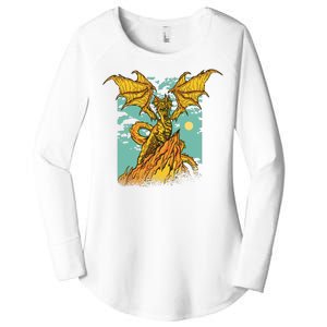 Powerful Dragon Creature Women's Perfect Tri Tunic Long Sleeve Shirt