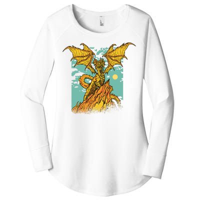 Powerful Dragon Creature Women's Perfect Tri Tunic Long Sleeve Shirt