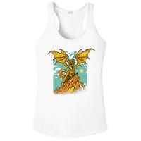 Powerful Dragon Creature Ladies PosiCharge Competitor Racerback Tank