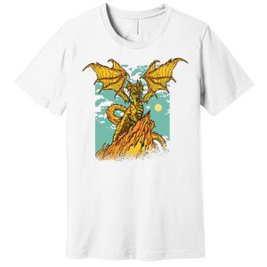 Powerful Dragon Creature Premium T-Shirt